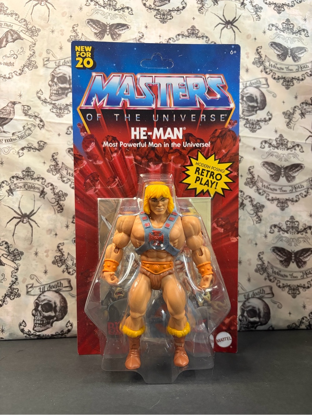 Masters of the Universe Origins He-Man 2019 Action Figure 5.5” Retro Play